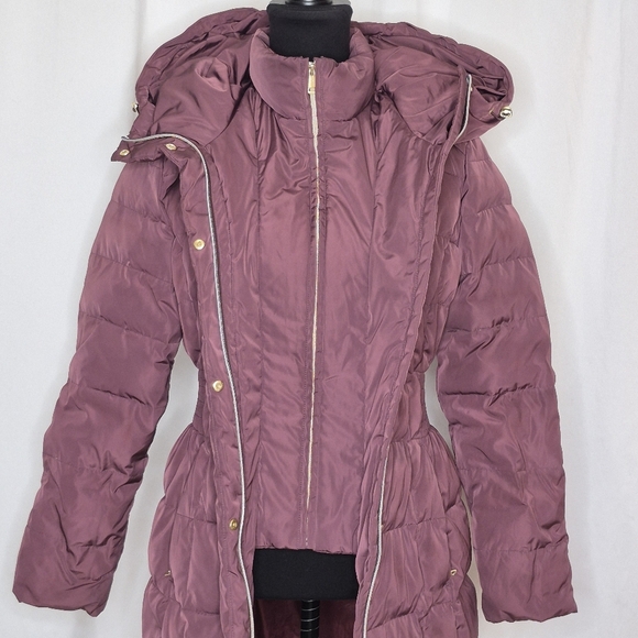 Cole Haan Women's Signature Merlow Oversized Hood Down Coat Parka - Size S - Picture 10 of 16